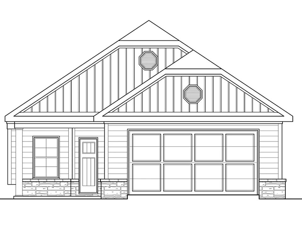 Cedar Elm C Elevation