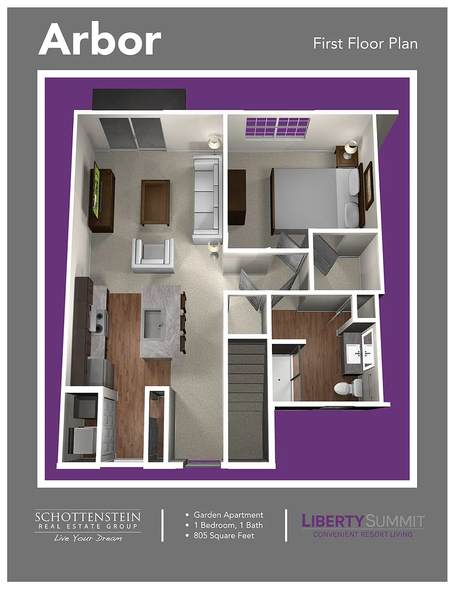 Floor plan Arbor 1st Fl