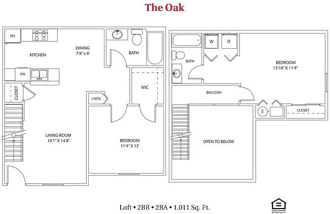 Floor plan The Oak