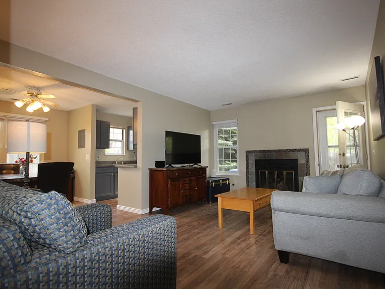 Great Room with walk out to back of home