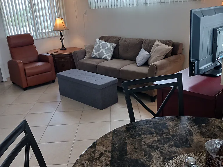 Living room from kitchen