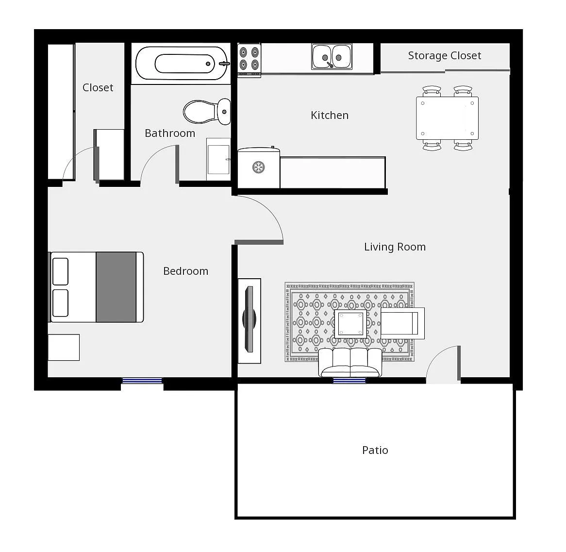 Floor plan Tuscany