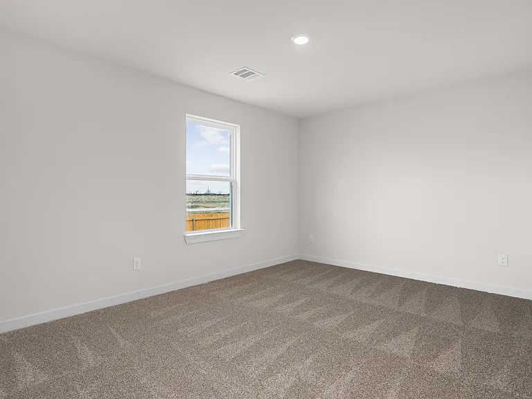 The secondary bedrooms are the perfect space for a children's bedroom or guest room.