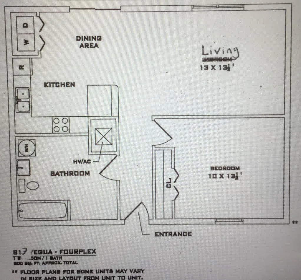 1 bed, 700 sqft, $825 — Photo 3