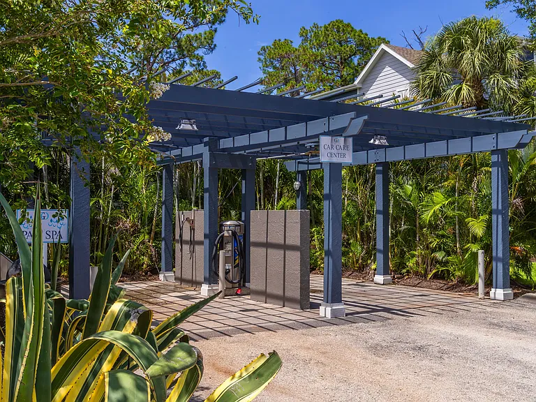 Enjoy the convenience of an on-site Car Care Center, complete with vacuum and detailing station, so you can keep your vehicle spotless without leaving home.