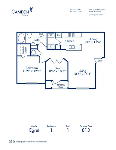 Floor plan Egret