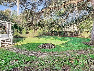 Back yard fire pit