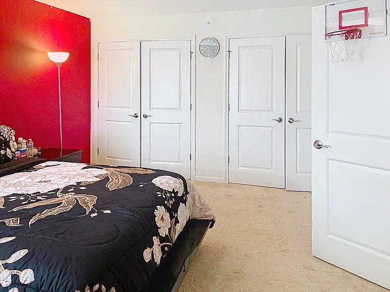 Second bedroom with big closets
