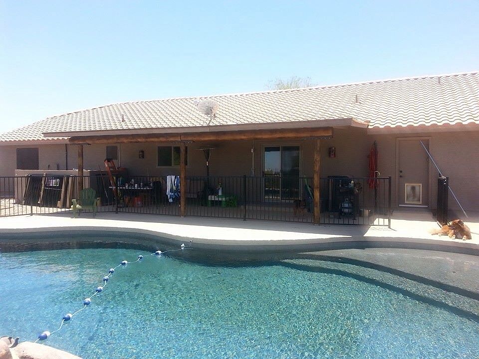 Pool and back patio