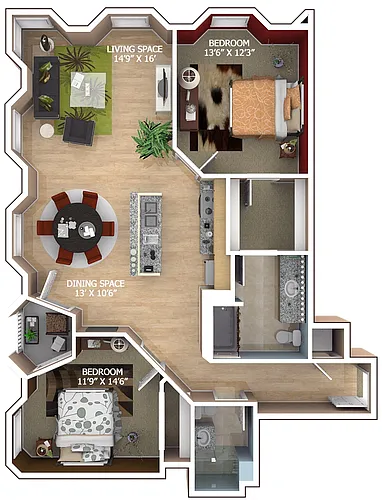 Floor plan C1