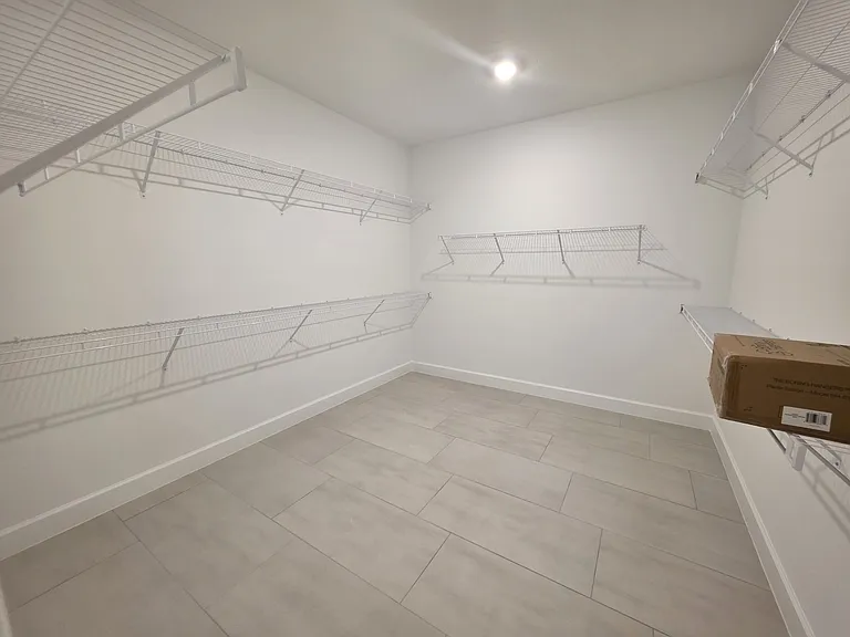 Primary walk in closet