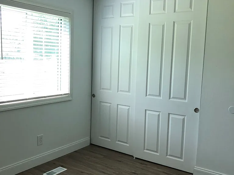 2nd bedroom with new triple pane window