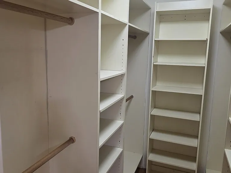 Primary closet