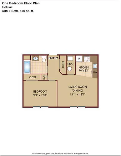 Floor plan $2.45/sq.ft. - V1L