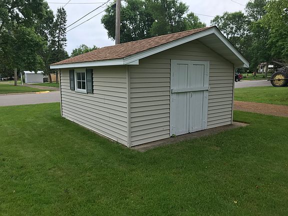 Shed in backyard  