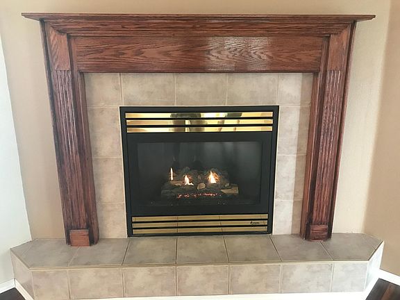 One switch turns fire on, another turns on fan to bring ambiance and heat to your home!