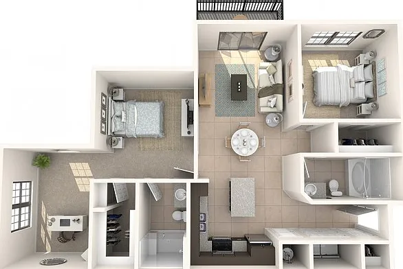 2 Bed 2 Bath and Den 2 Bed 2 Bath and Den