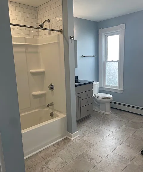 Newly renovated bathroom