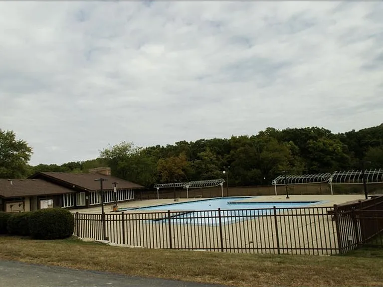 View of pool area.