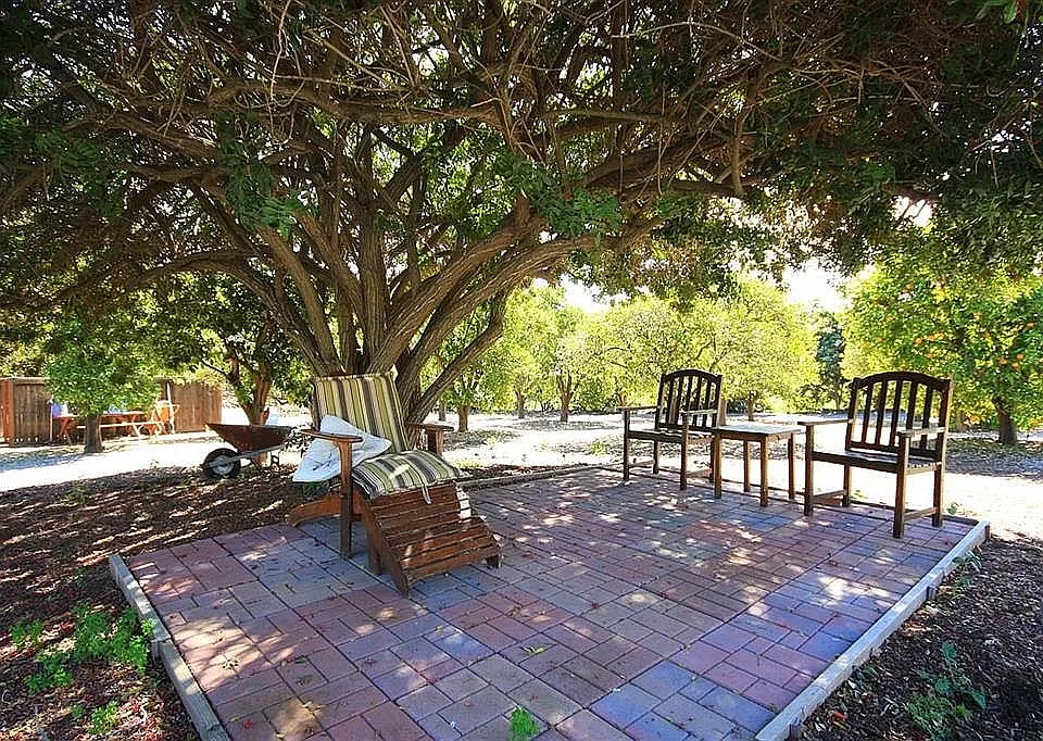 shaded deck area 