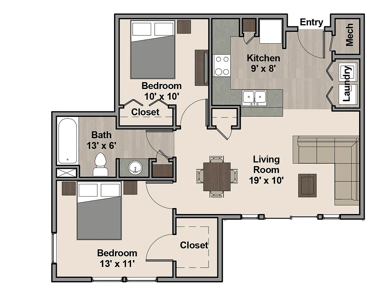 Floor plan B4