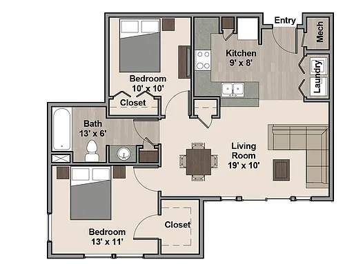 Floor plan B4