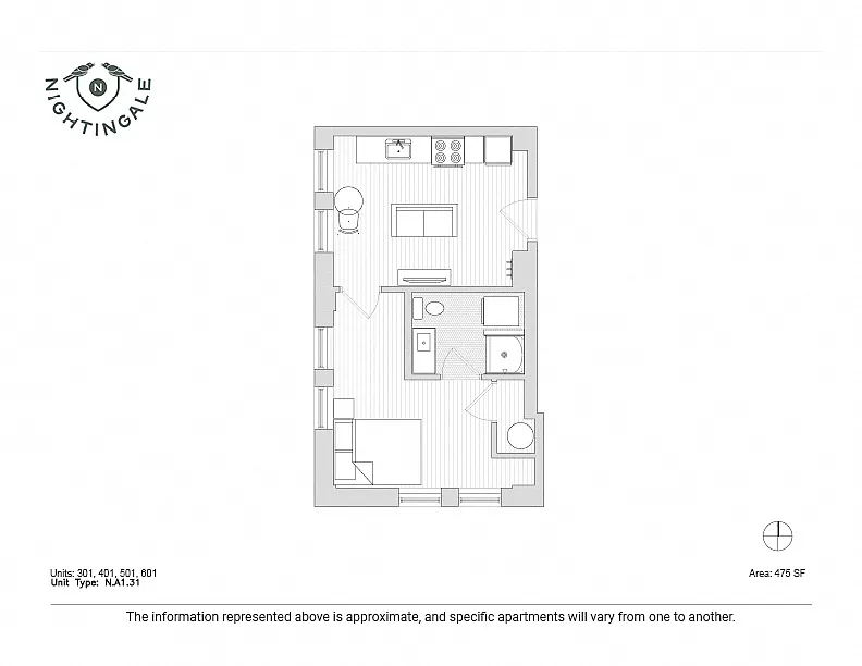 Floor plan Nightingale - Frances R. E. Davis