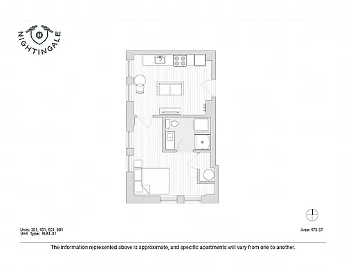 Floor plan Nightingale - Frances R. E. Davis