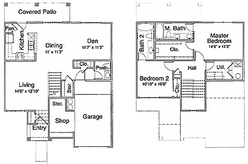 Floor plan 2X25