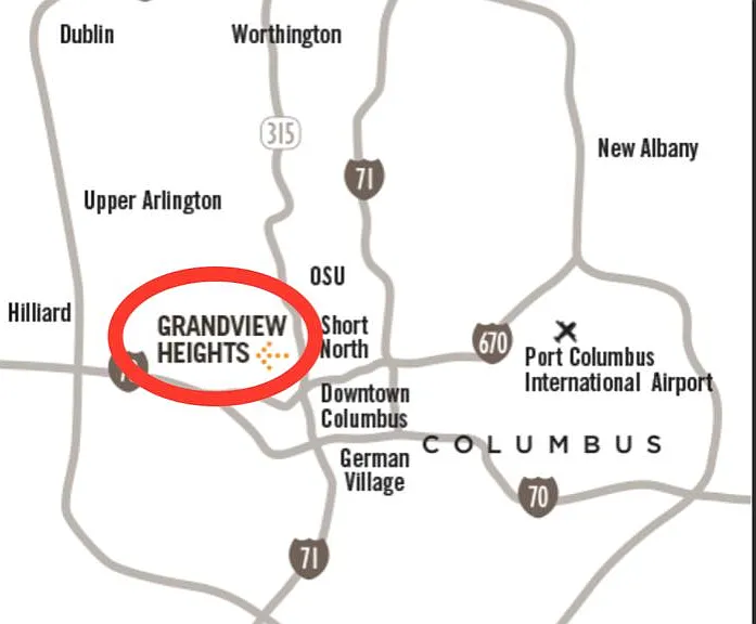 Grandview Ohio Location