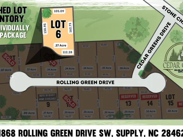 1868 Rolling Greens Drive SW, Supply, NC 28462