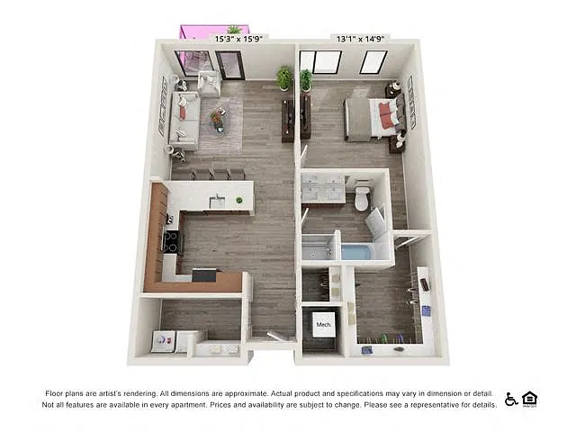 Floor plan 1B