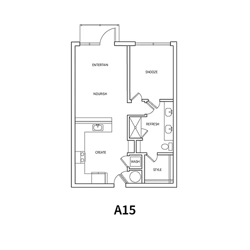 Floor plan A15