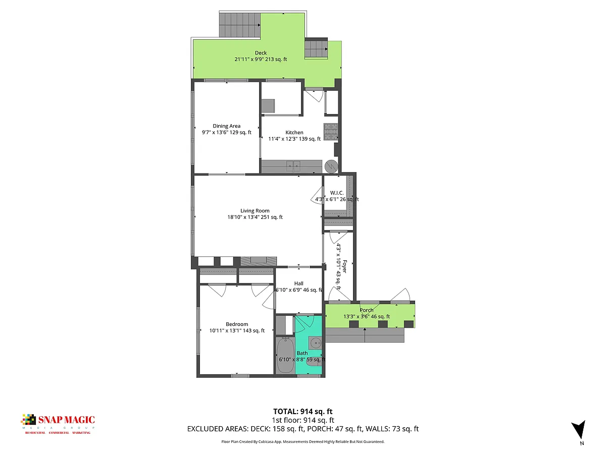 Floor plan 1 Bed