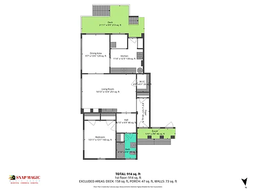 Floor plan 1 Bed