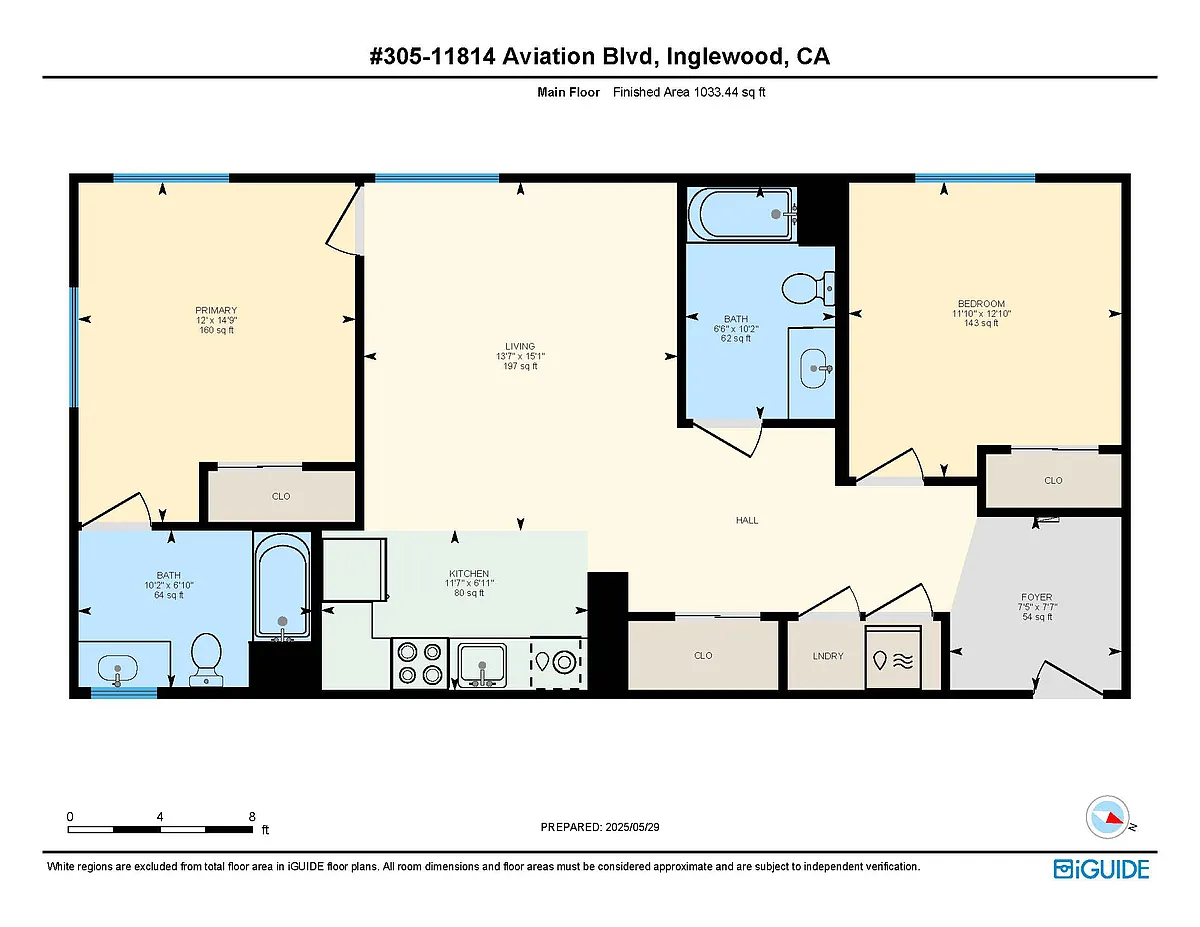 Floor plan 2 BED 2 BATH