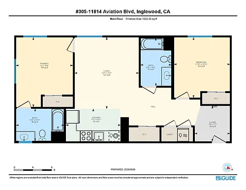 Floor plan 2 BED 2 BATH