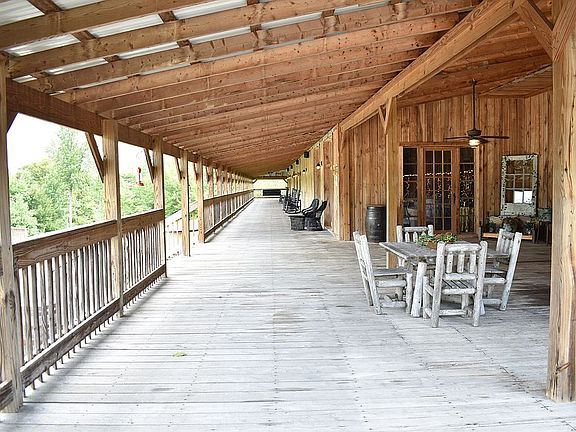 Long view of secondary porch