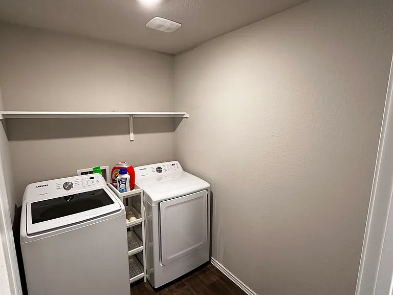 Washer and Dryer Room