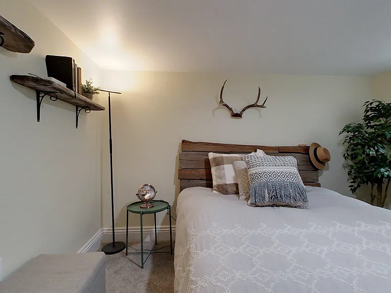 large bedrooms through out the house.