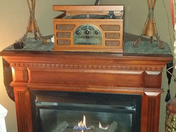 Gas fireplace - living room 