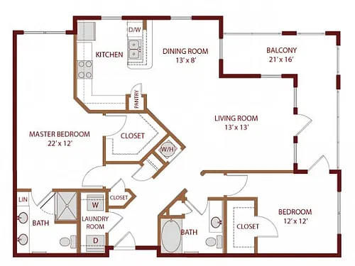 Floor plan Journey