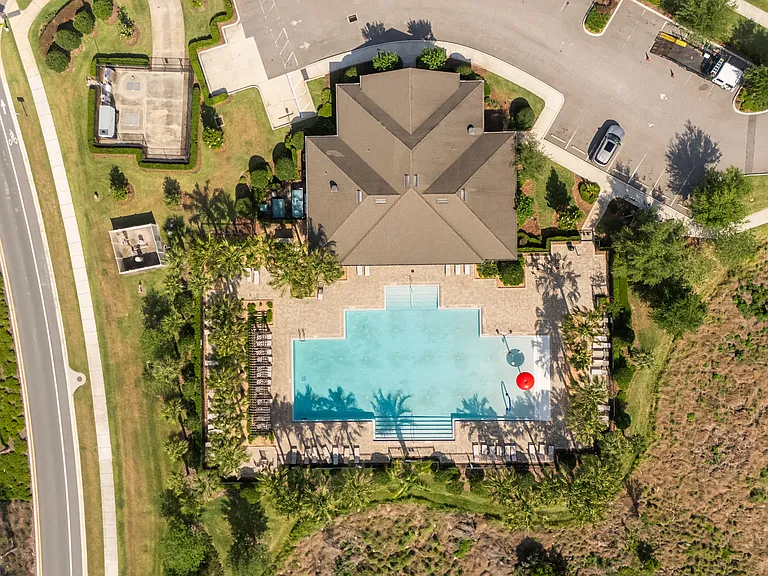 community clubhouse and pool