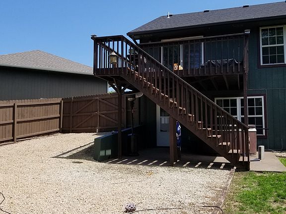 Walk out deck