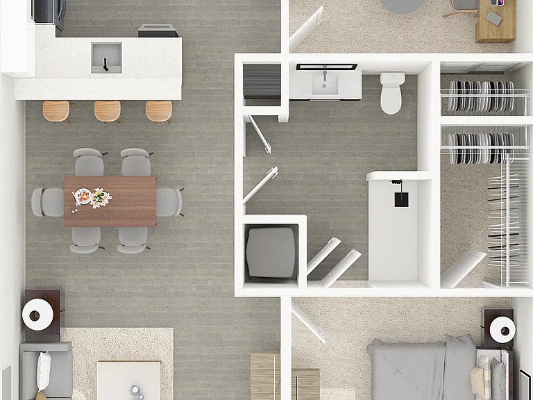 B2 floor plan Beckon Collective