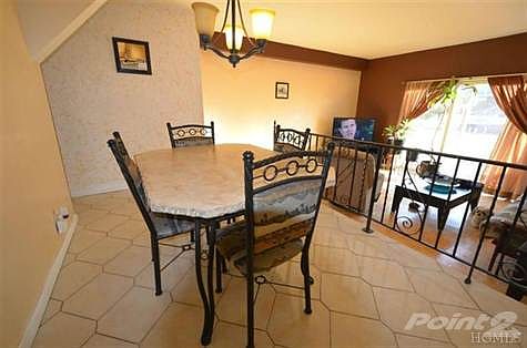 View of sunken living room