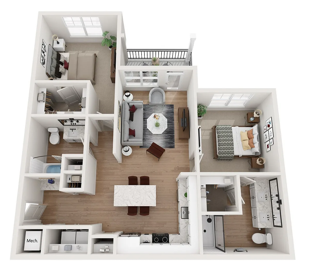 Floor plan B1HC