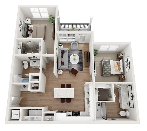 Floor plan B1HC