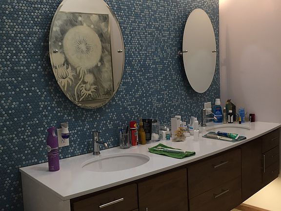 Master bath remodeled
