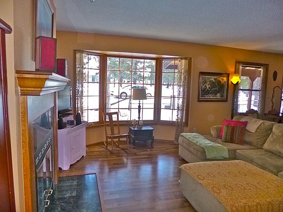 bay window in living room